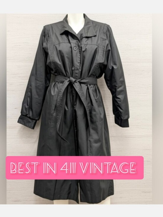On Oue Jackets & Blazers - HP💋70s 80s On Oue Oversized Waterproof Trench Coat (9/10)